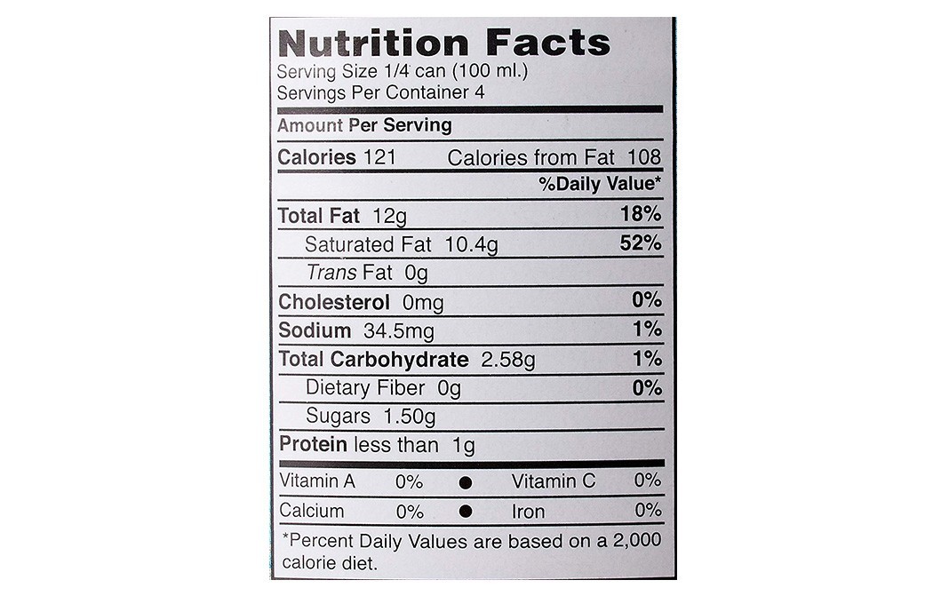 Habit Coconut Milk    Tin  400 millilitre
